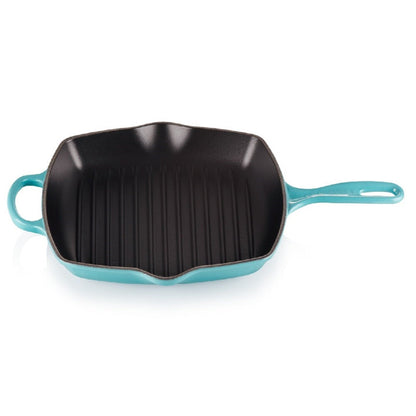 Sartén Grill Cuadrada 26cm Hierro Fundido Le Creuset14#Turquesa