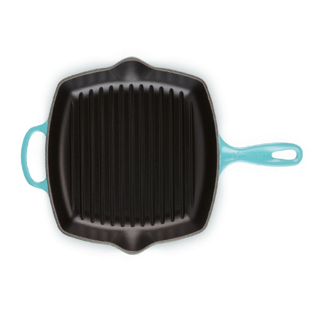 Sartén Grill Cuadrada 26cm Hierro Fundido Le Creuset8#Turquesa