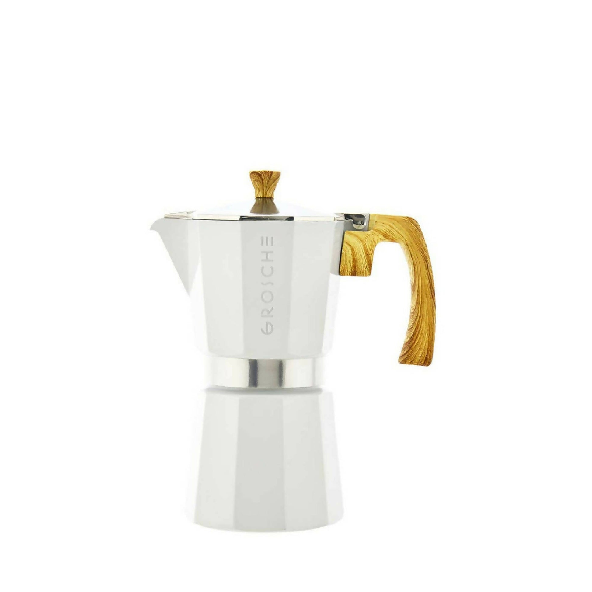 Cafetera Moka 9 Tazas Grosche4#Blanco