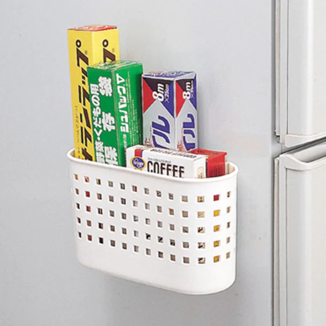 Canasto Organizador Magnético Multiuso1#Blanco
