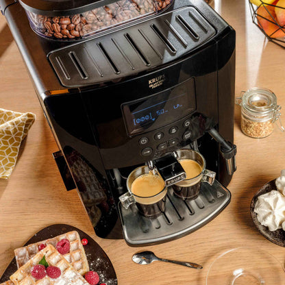 Cafetera Espresso Full Auto Display Krups4#Negro