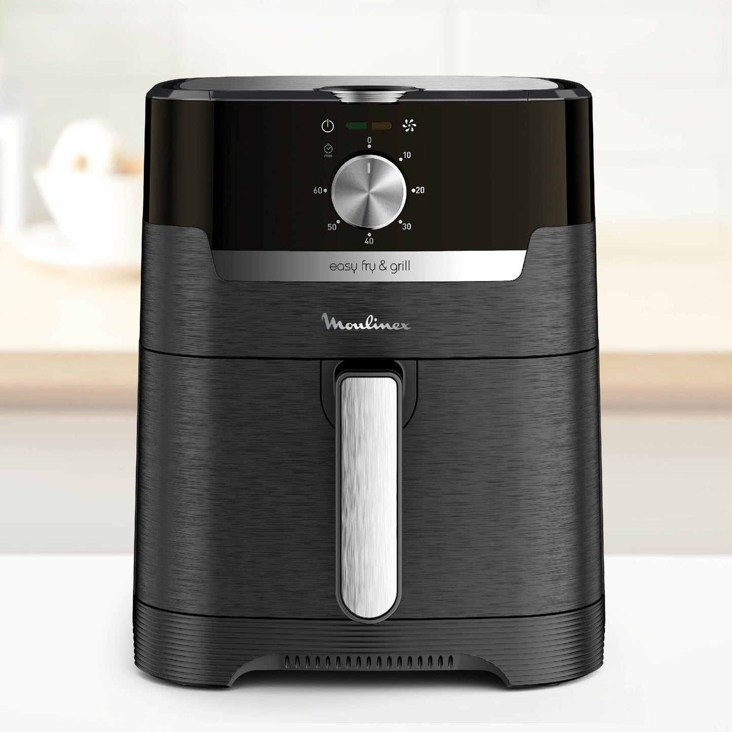 Freidora De Aire Easy Fry & Grill Mecánica 4.2 Lts Moulinex3#Negro