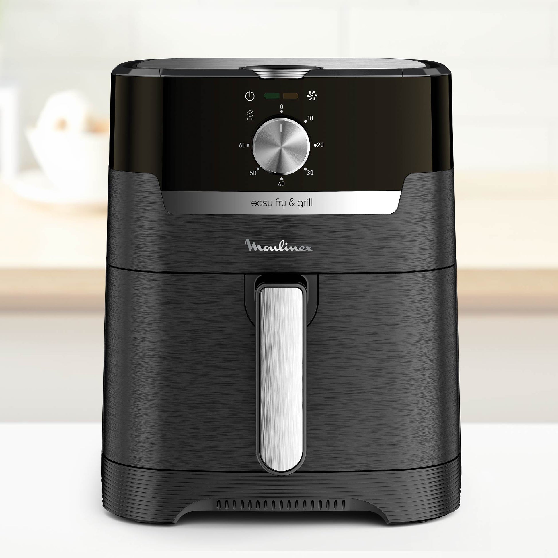 Freidora De Aire Easy Fry & Grill Mecánica 4.2 Lts Moulinex3#Negro