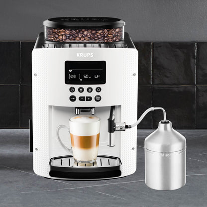 Cafetera Espresso Full Auto Display Blanca + Lechero Krups1#Blanco