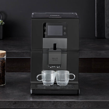Cafetera Espresso Intuition Preference Touch + Lechero Krups4#Negro