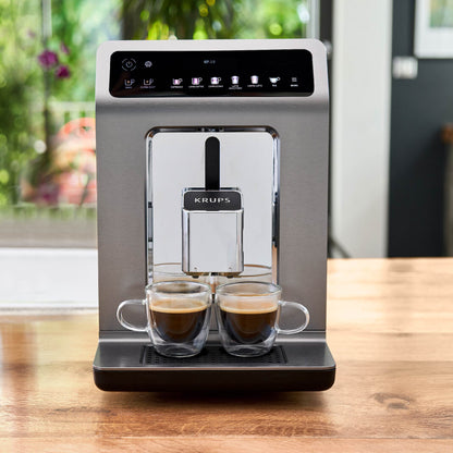 Cafetera Espresso Evidence Plus + Lechero Krups1#Acero