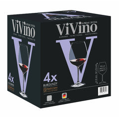 Set 4 Copas ViVino Burgundy3