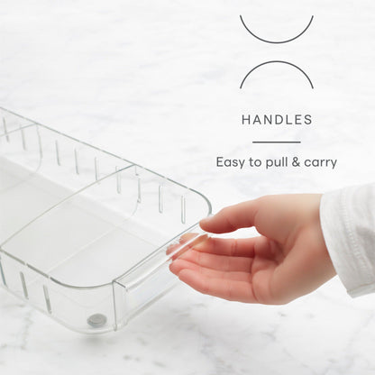 Organizador con Ruedas Refrigerador Mediano6#Sin color