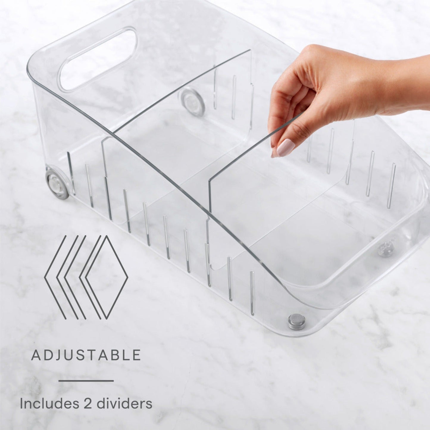 Organizador Alto con Ruedas Refrigerador Mediano4#Sin color