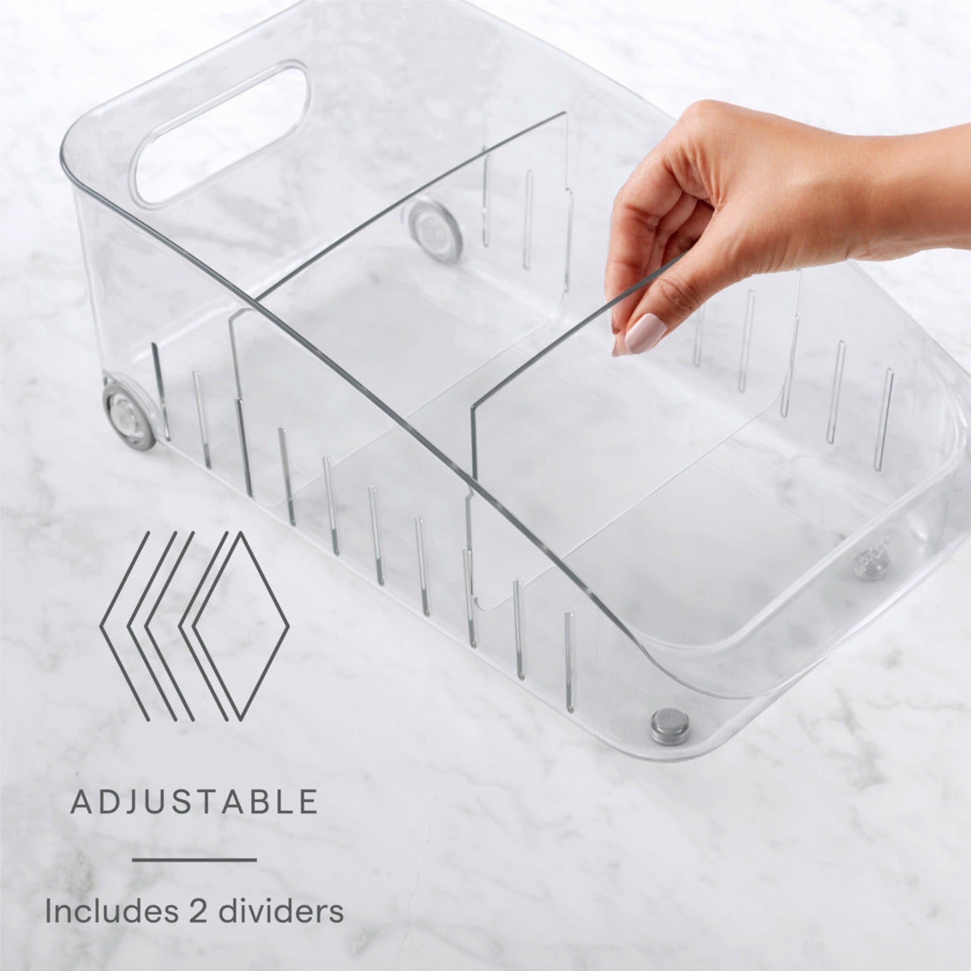 Organizador Alto con Ruedas Refrigerador Mediano4#Sin color