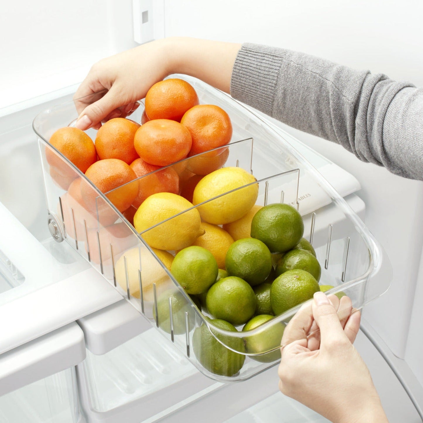 Organizador Alto con Ruedas Refrigerador Mediano1#Sin color
