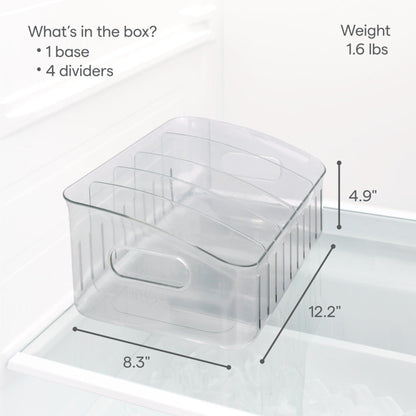 Bandeja Organizadora De Freezer Mediana5#Sin color