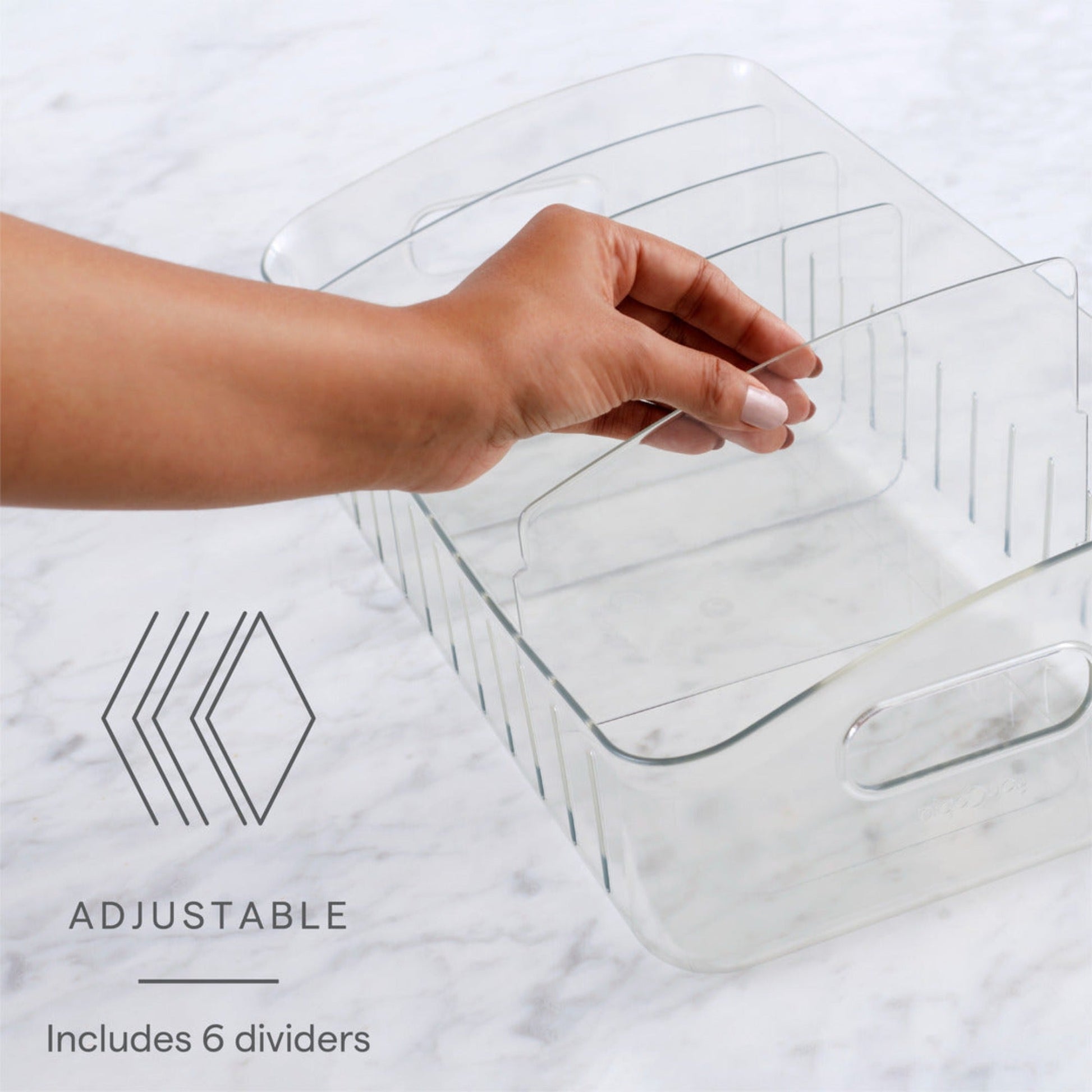 Bandeja Organizadora De Freezer Grande7#Sin color