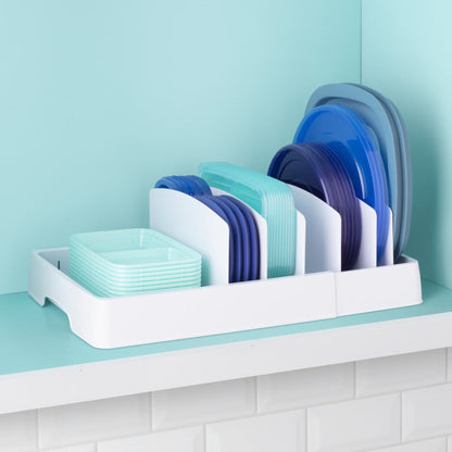 Organizador De Tapas Expandible5#Blanco