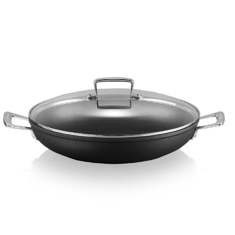Cacerola Baja Antiadherente Tns con Tapa 30 cm Le Creuset3#Negro
