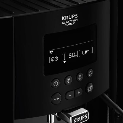 Cafetera Espresso Full Auto Display Krups5#Negro