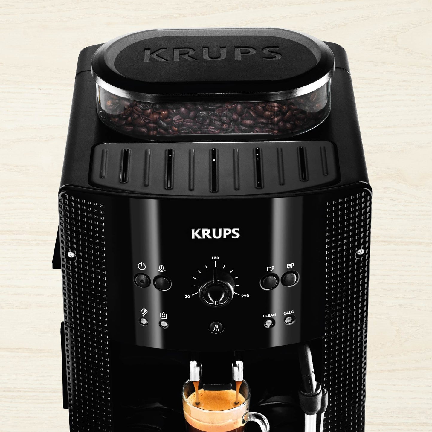 Cafetera Espresso Full Auto Krups3#Negro