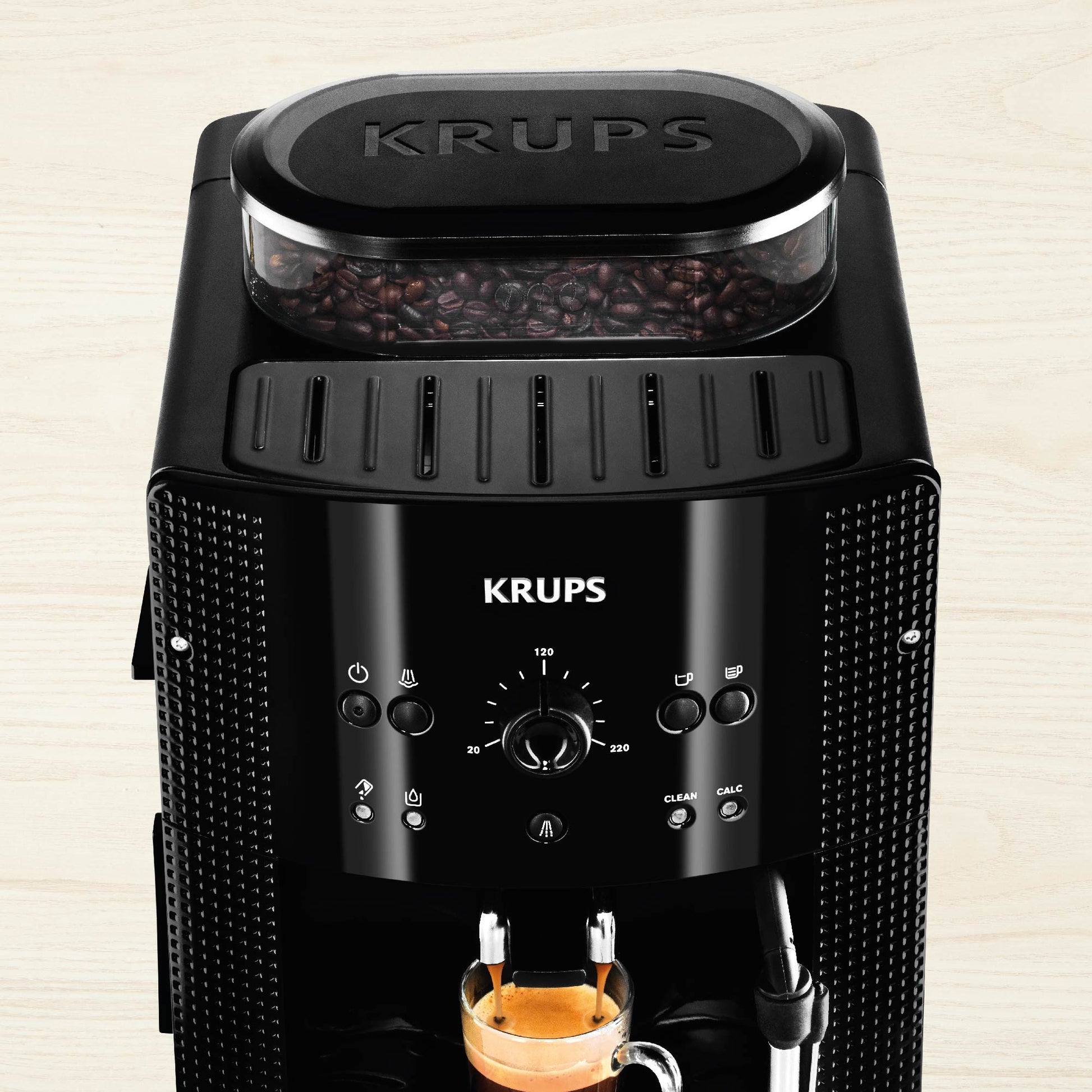 Cafetera Espresso Full Auto Krups3#Negro