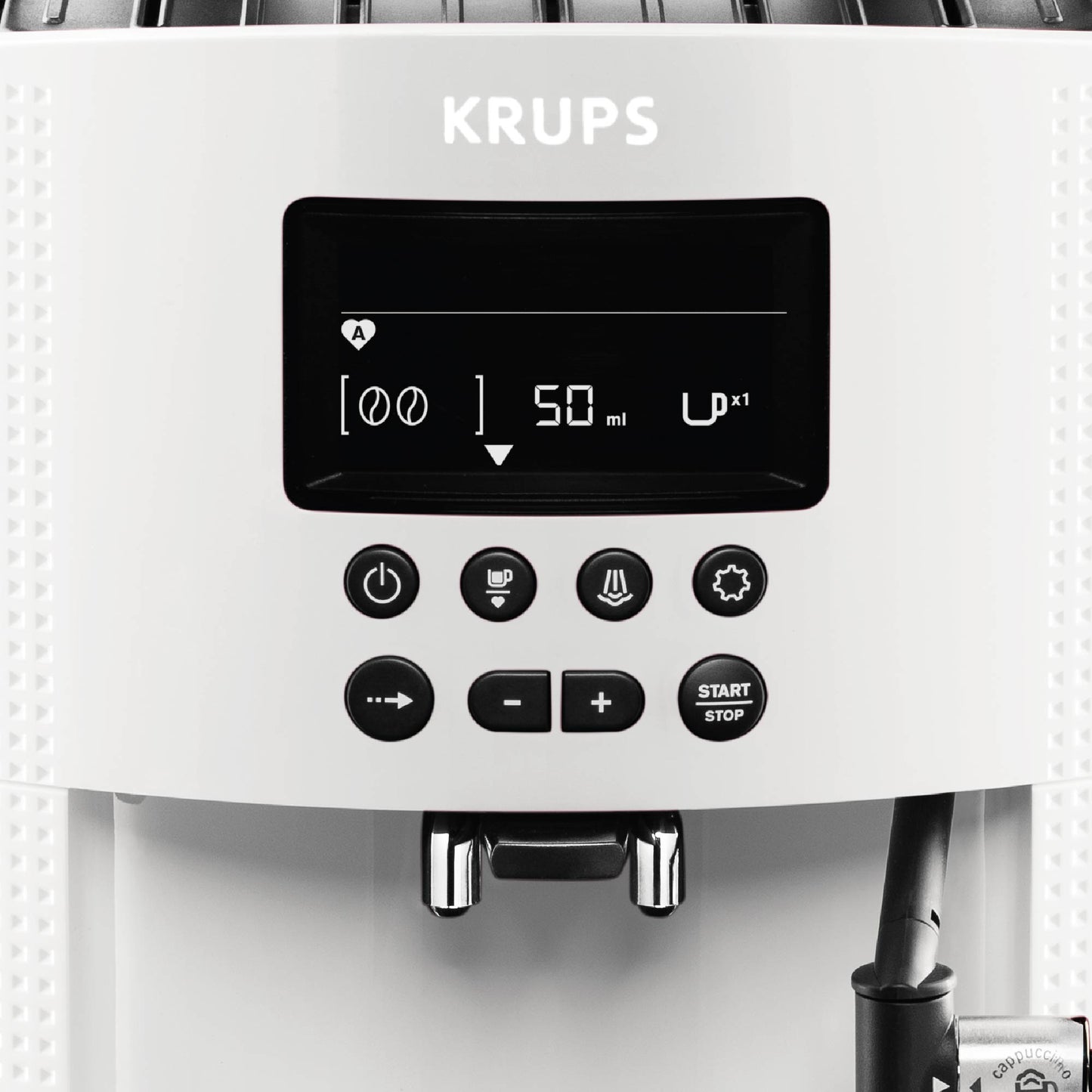 Cafetera Espresso Full Auto Display Blanca + Lechero Krups4#Blanco