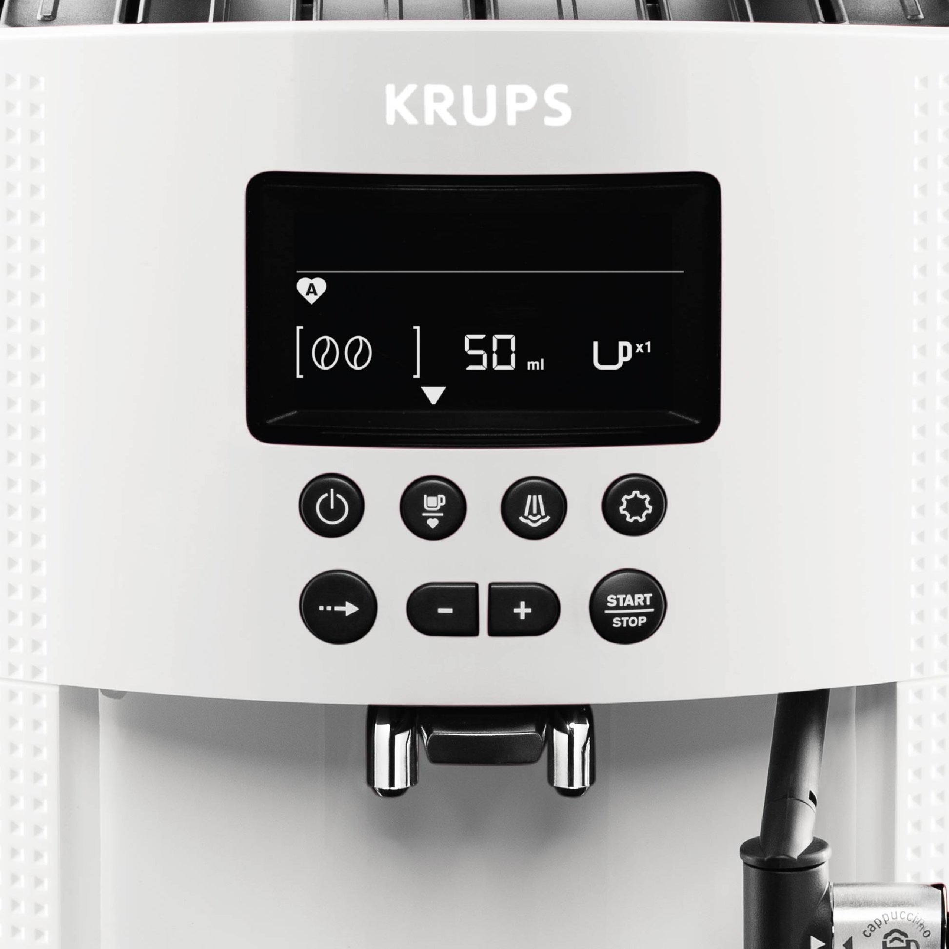 Cafetera Espresso Full Auto Display Blanca + Lechero Krups4#Blanco