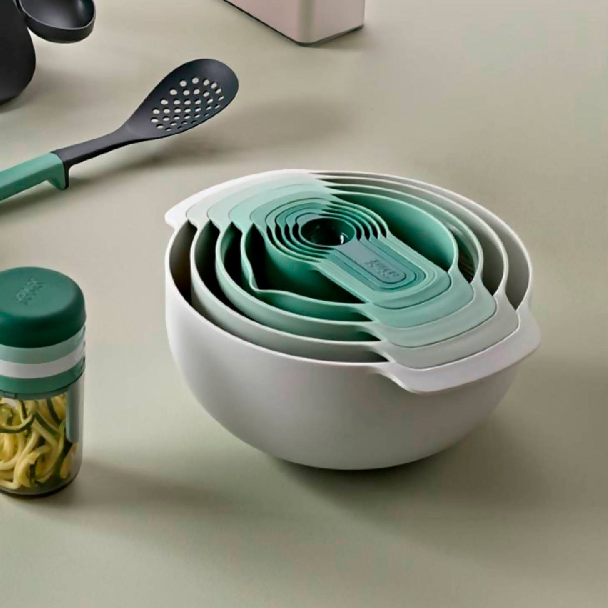 Set Bowls Nest Salvia 9 Pzs Joseph Joseph1#Verde