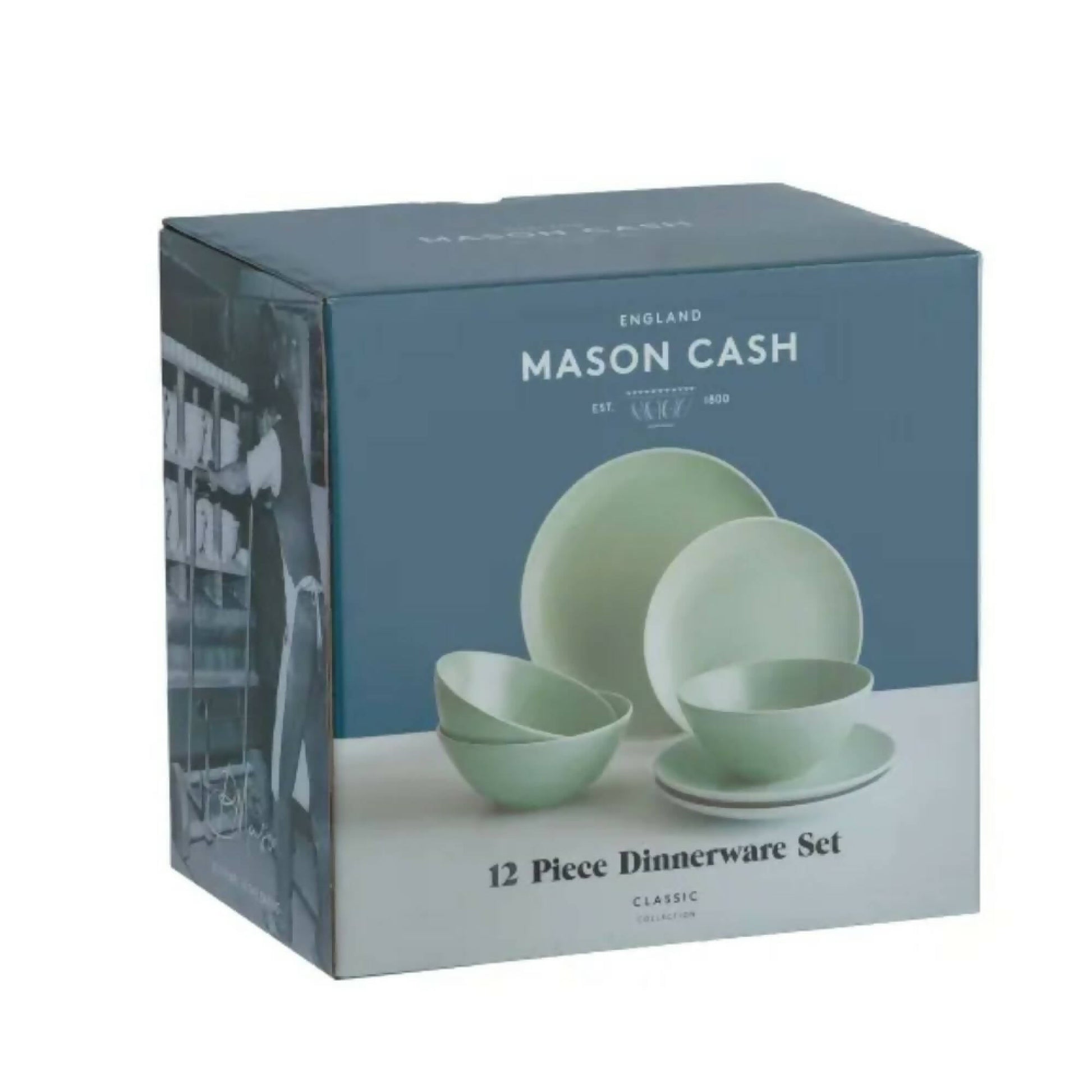 Juego Loza Classic Collection 12 Pzs Mason Cash3#Menta