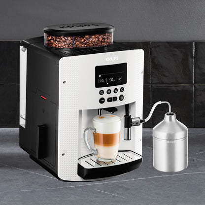 Cafetera Espresso Full Auto Display Blanca + Lechero Krups6#Blanco