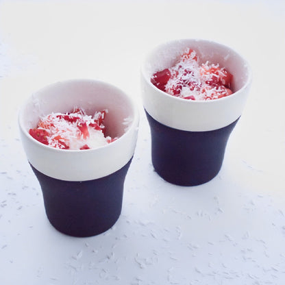 Set 4 Vasos Cool Id Shot1#Negro