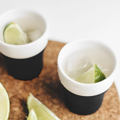 Set 4 Vasos Cool Id Shot8#Negro