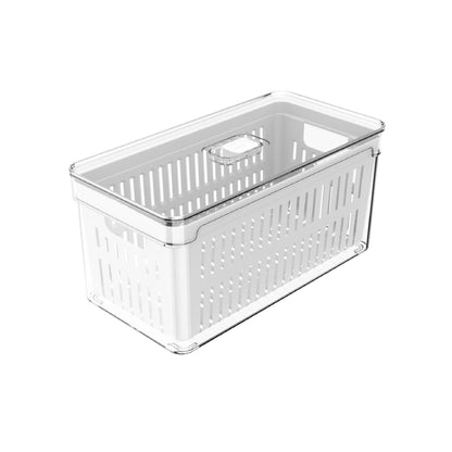 Organizador De Refrigerador Con Cesta Clear Fresh 30 x 15 x 13 Cm Ou1#Sin color
