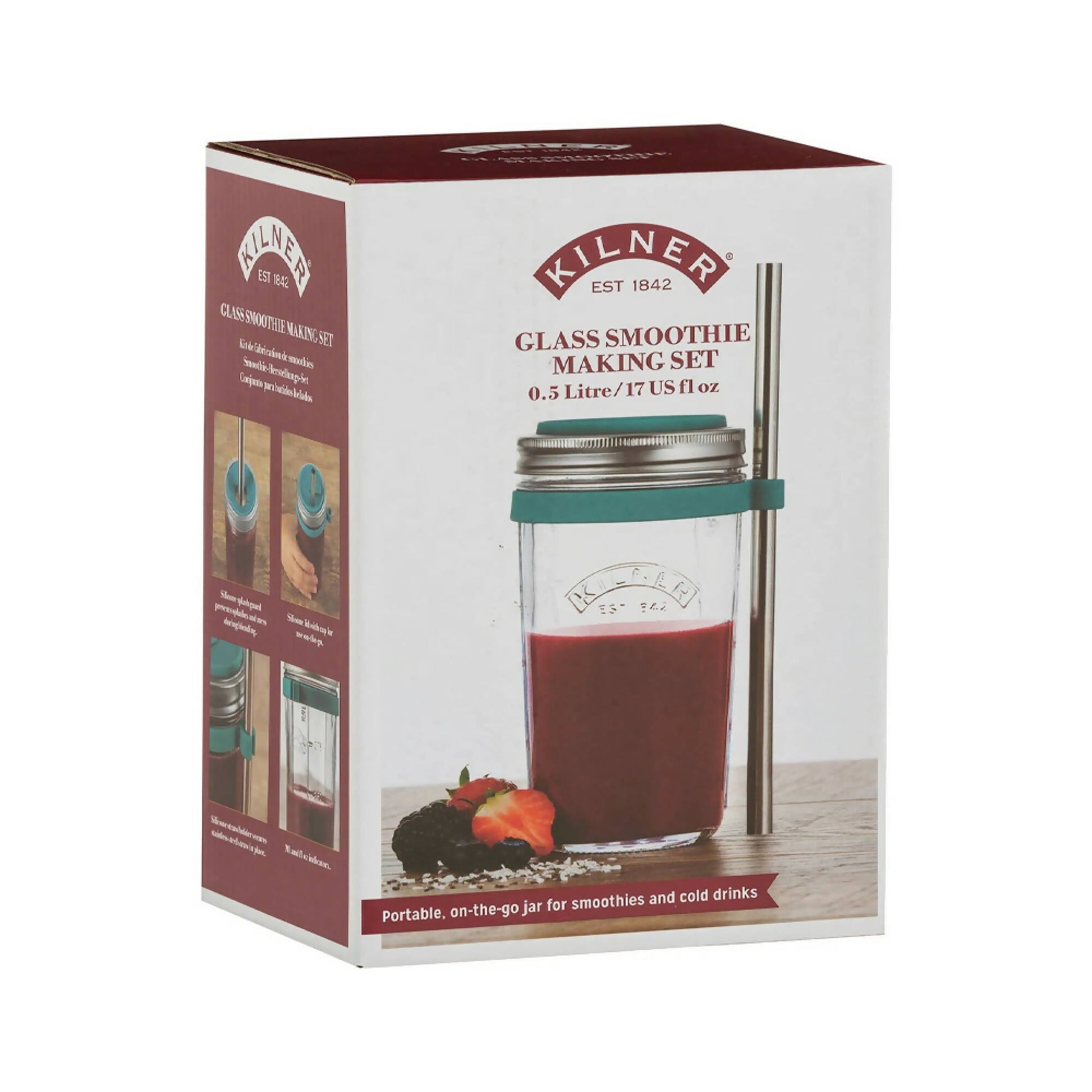 Set Frasco Para Preparar Smoothie5#Sin Color