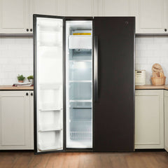 Refrigerador Side By Side 748Lts netos Black GE GRC26FGMFPS3#Black Steel
