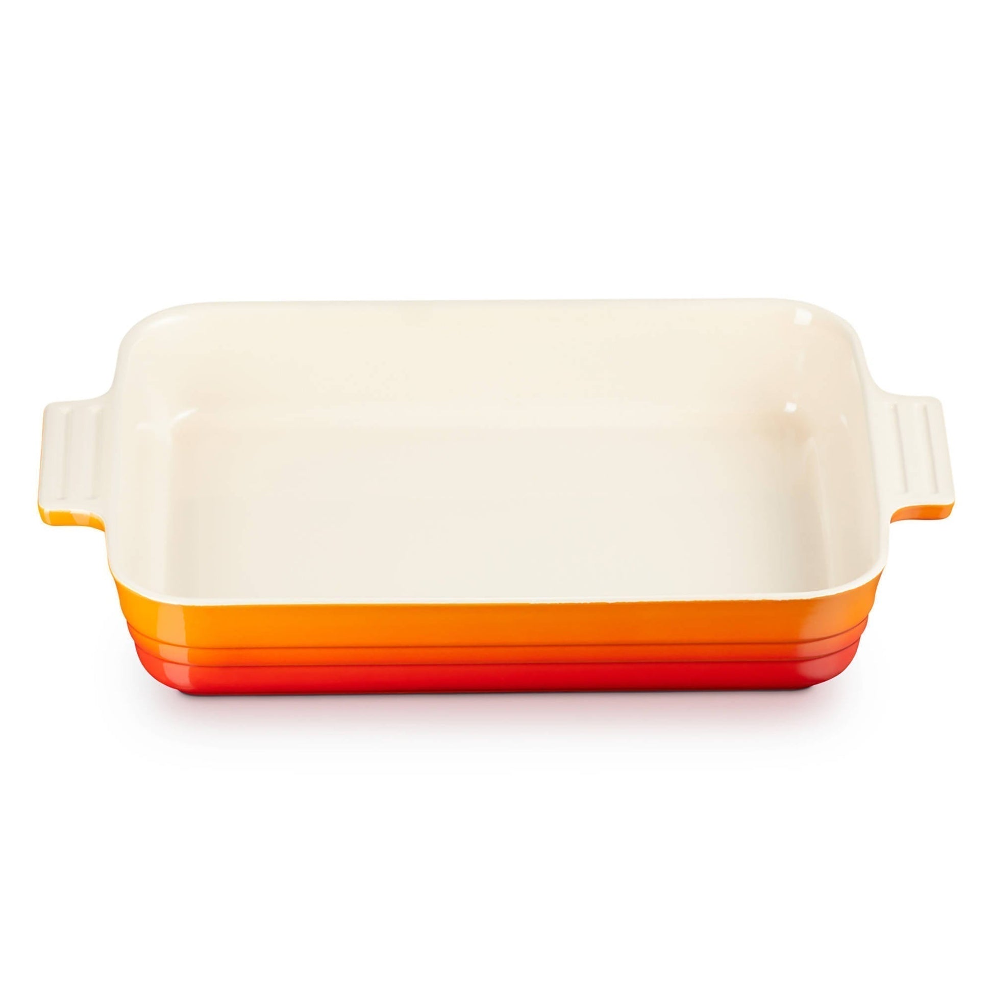Fuente Rectangular 32 Cm Le Creuset3#Naranjo