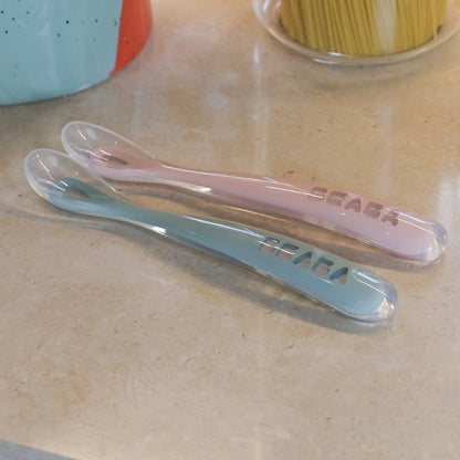 Cuchara Aprendizaje 1er Edad  Béaba4#Celeste