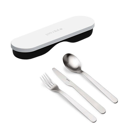 Lunch Box Con Cubiertos7#Blanco