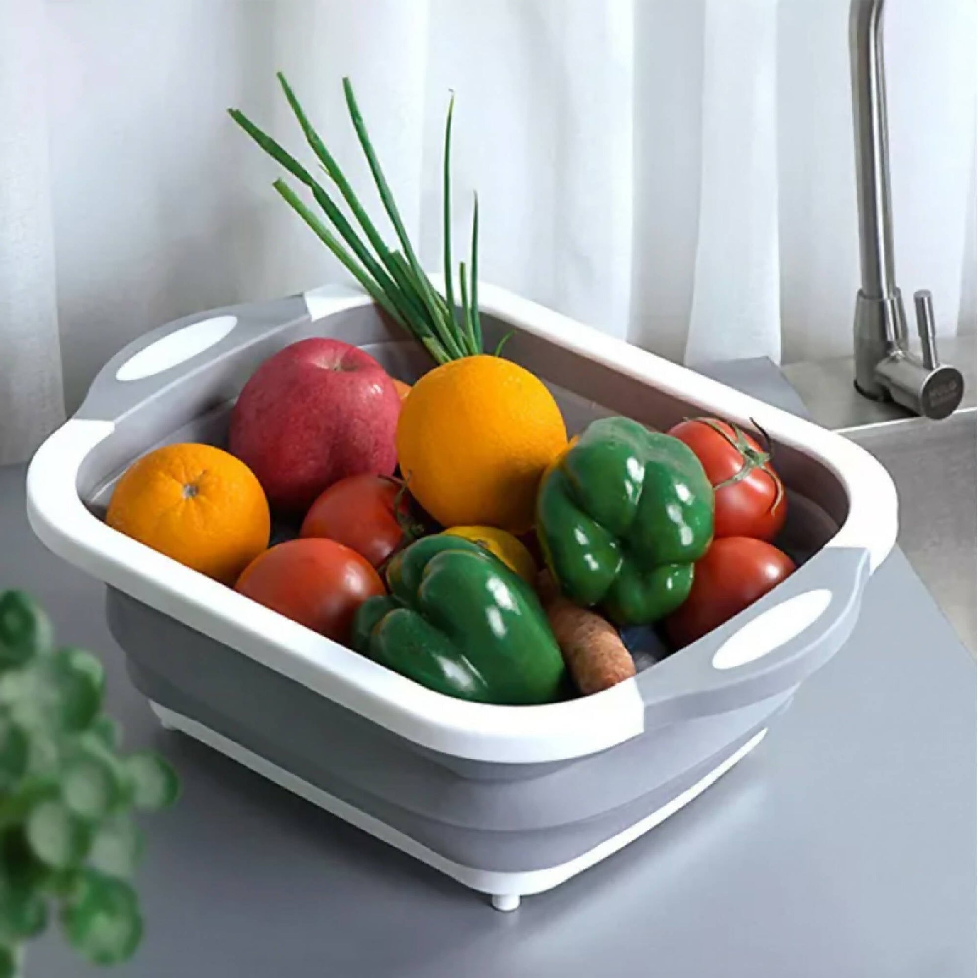 Tabla de Corte Plegable 3 en 1 Simplit2#Blanco