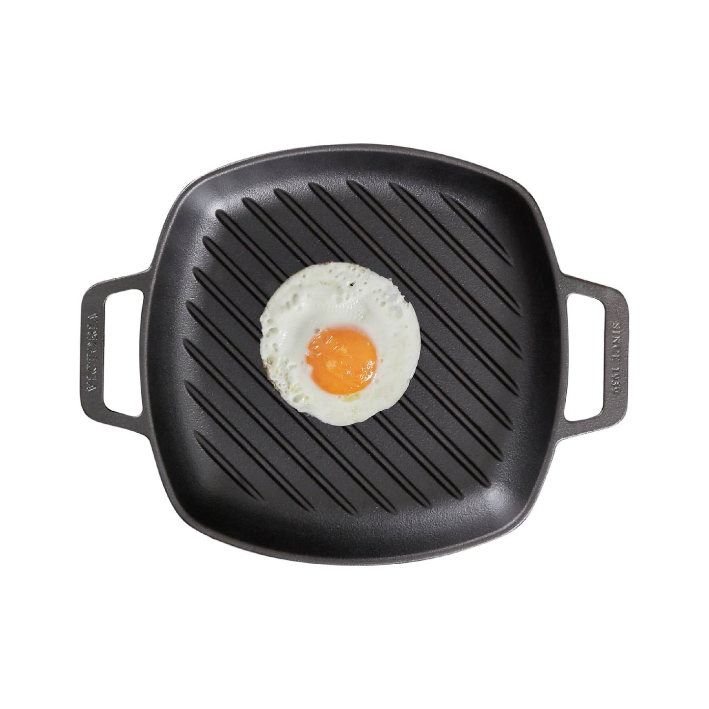 Grill Rectangular Doble Asa 26 cm Precurada4#Negro