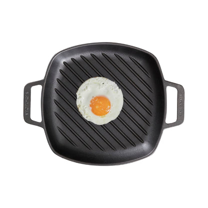Grill Rectangular Doble Asa 26 cm Precurada4#Negro