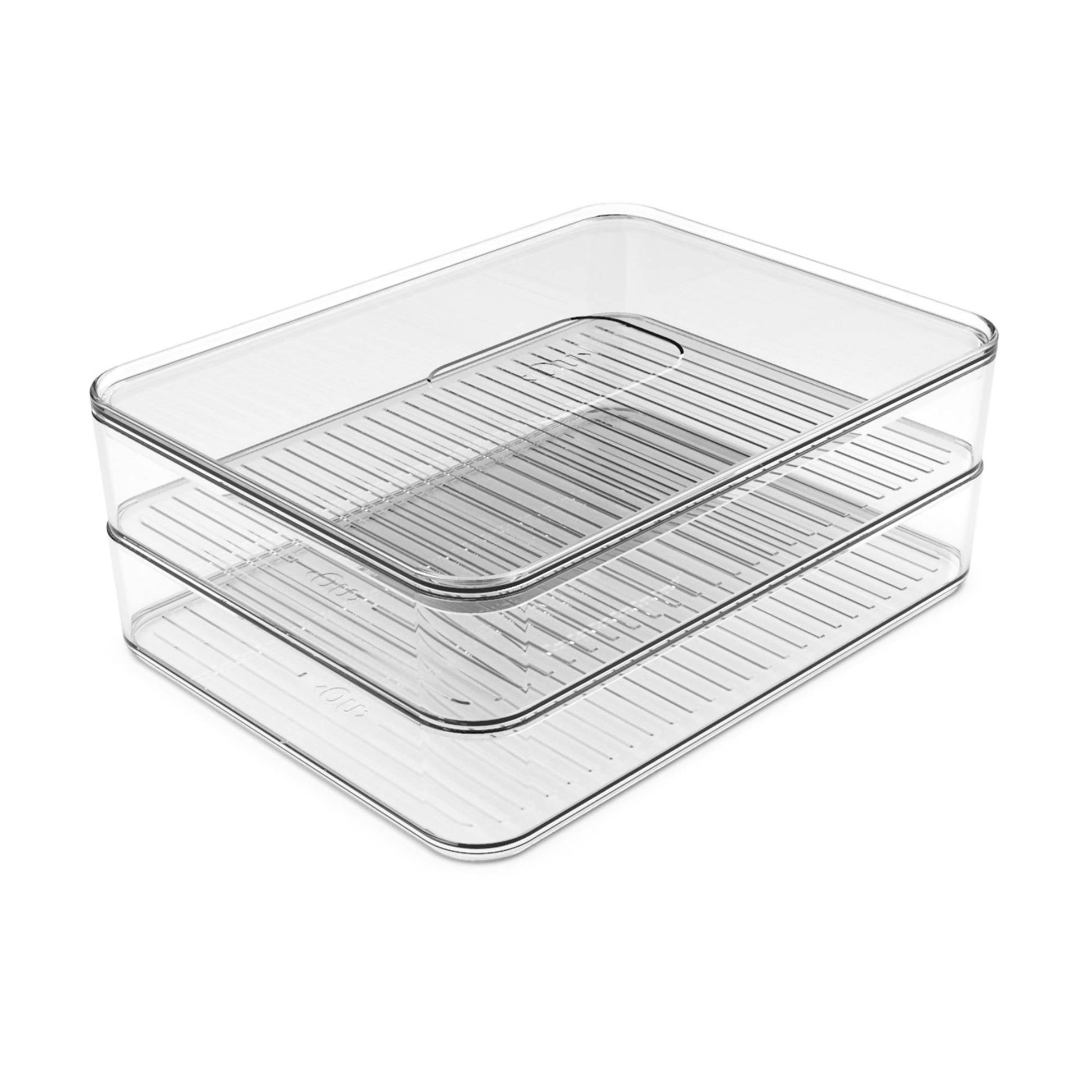 Contenedor Jamón/Queso Doble Clear Ou3#Sin color