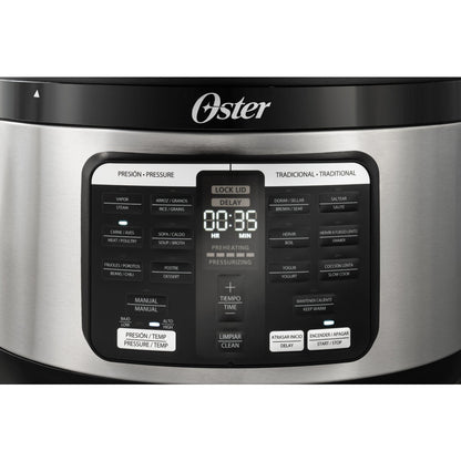 Multi Olla Rápida Ovalada 5.7 Lts 15 Funciones CKSTPCECOV57 Oster7#Gris