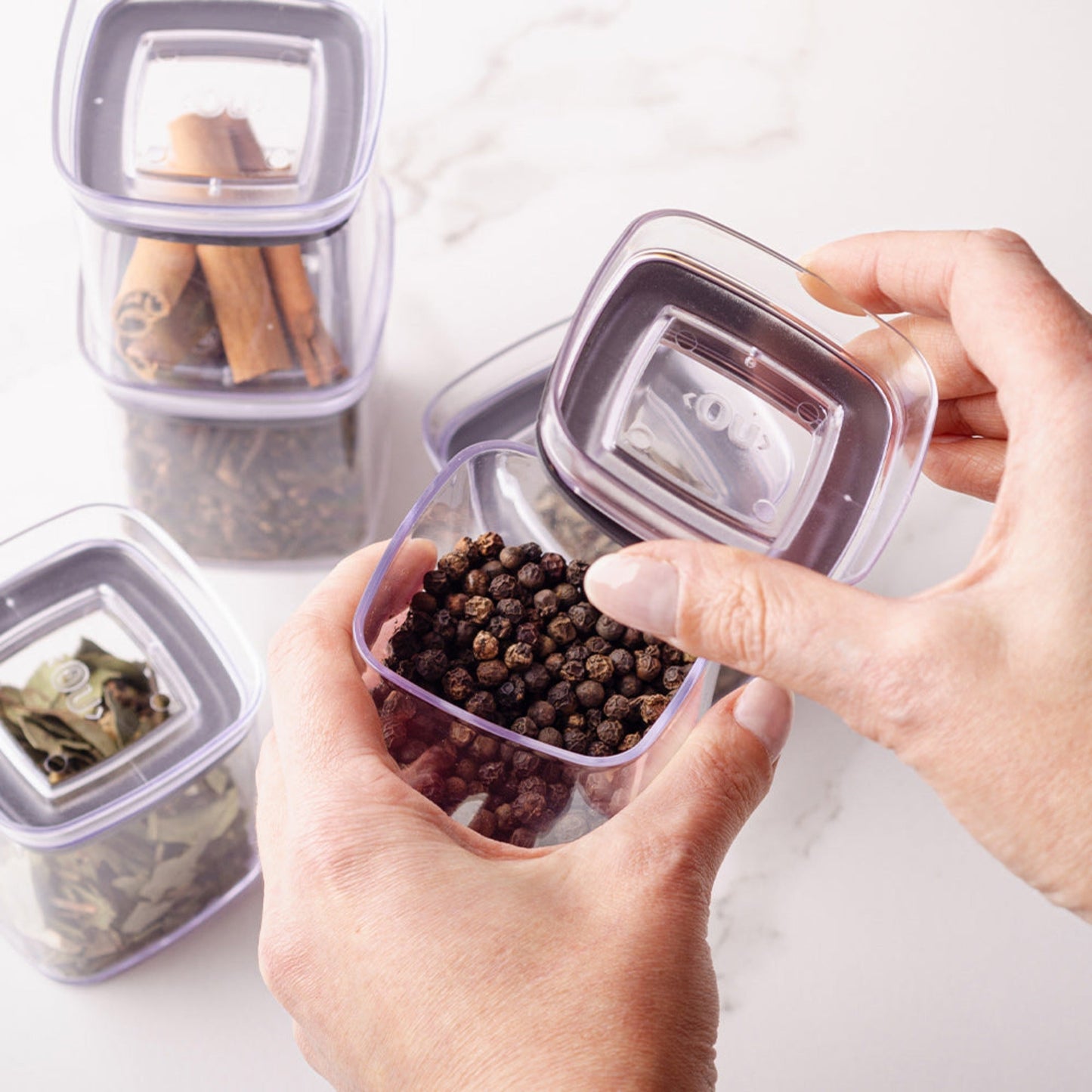 Conjunto Especieros Herméticos Block 6 Piezas Ou1#Sin color