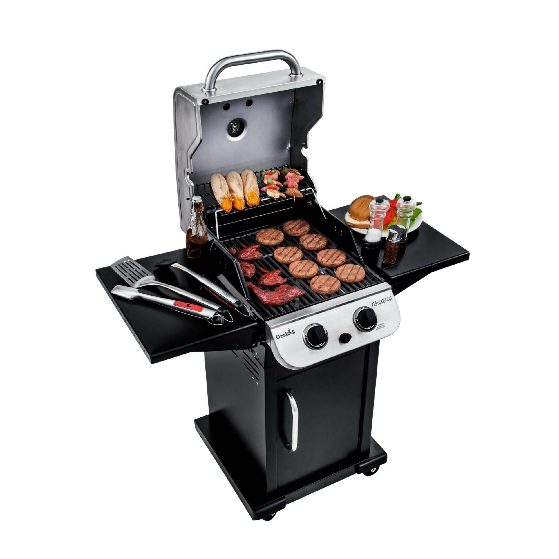 Parrilla A Gas 2 Quemadores 517 CharBroil4#Negro