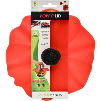 Tapa Silicona Poppy 28 cm2#Rojo