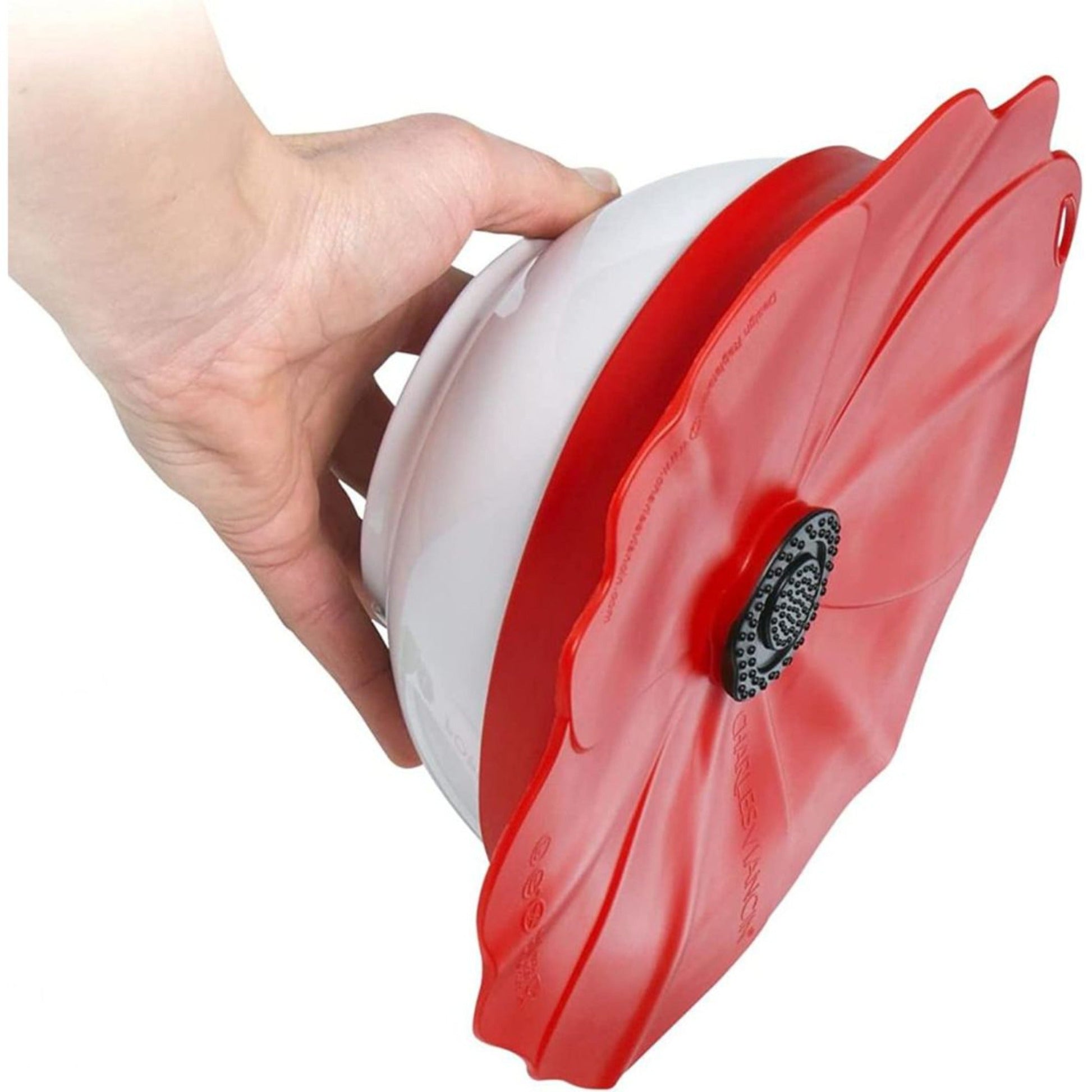 Tapa Silicona Poppy 33 cm4#Rojo