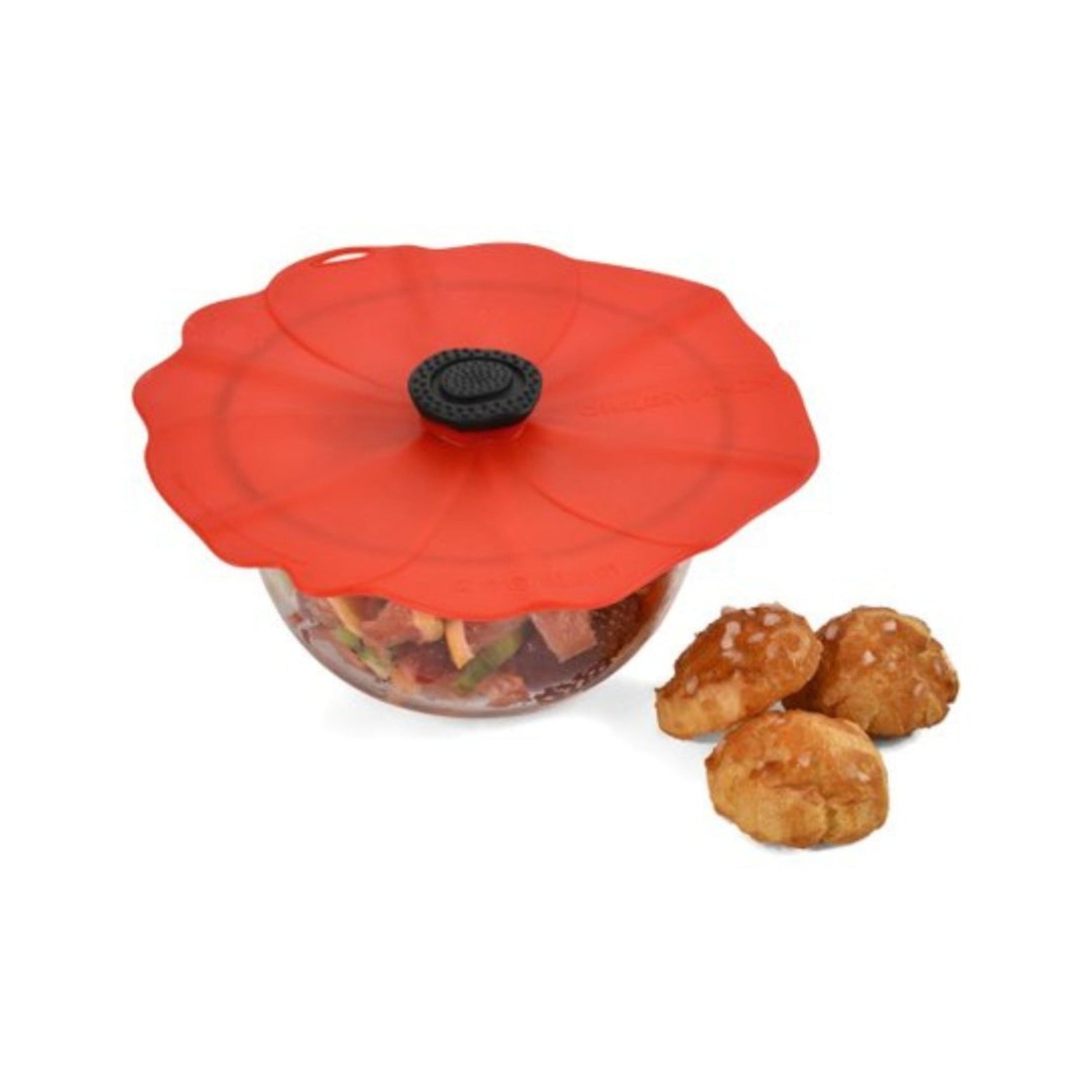 Tapa Silicona Poppy 20 cm1#Rojo