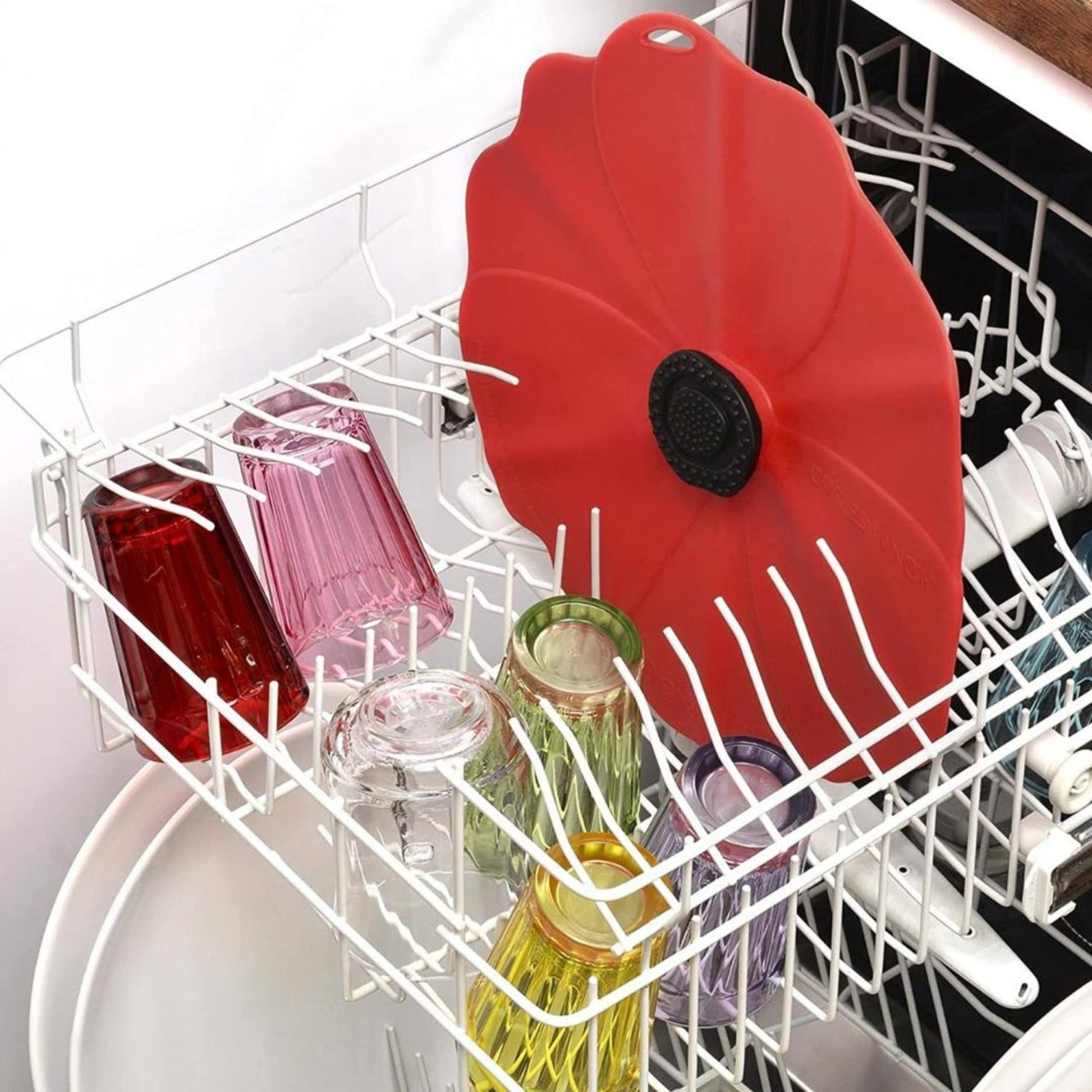 Tapa Silicona Poppy 33 cm6#Rojo