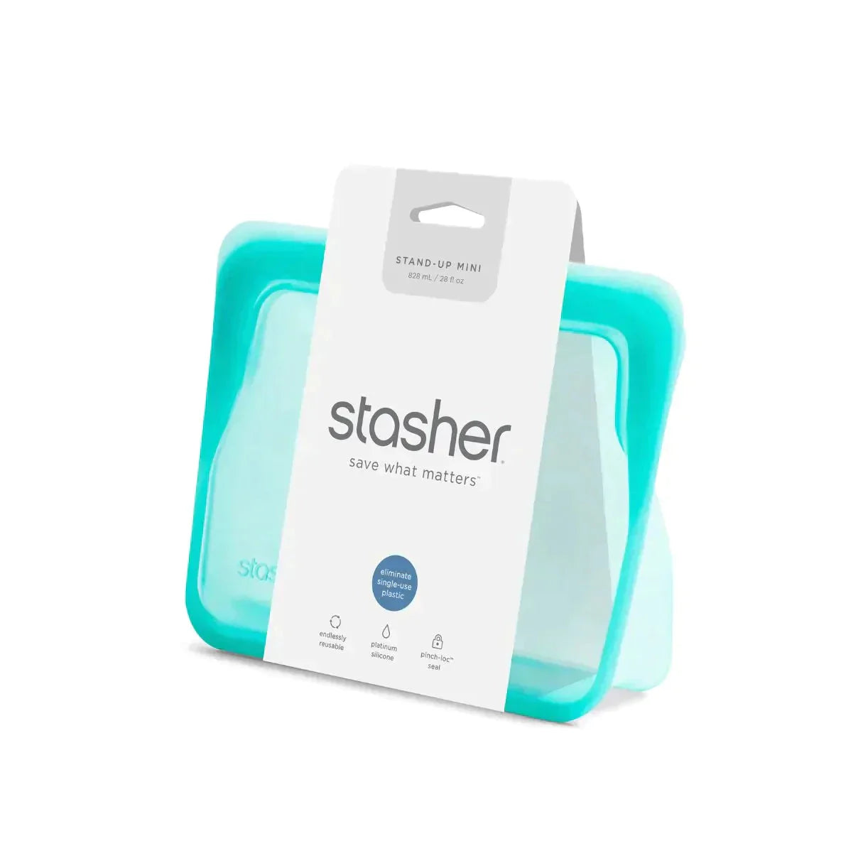 Bolsa Stand Up Mini 828 ml2#Celeste