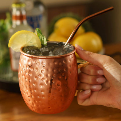 Set 2 Vasos Moscow Mule Mug Cobre + Bombillas Simplit1#Cobre