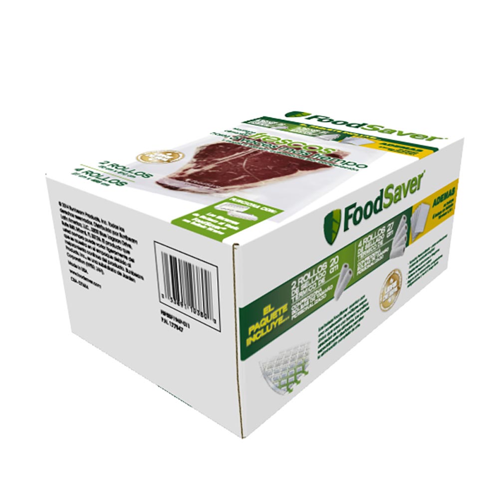 Kit De Accesorios Con Bolsas y Rollos FSFSBF194P Food Saver7#Sin Color