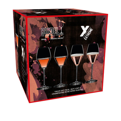 Set 4 Copas Champagne Rosé Riedel5#Sin color